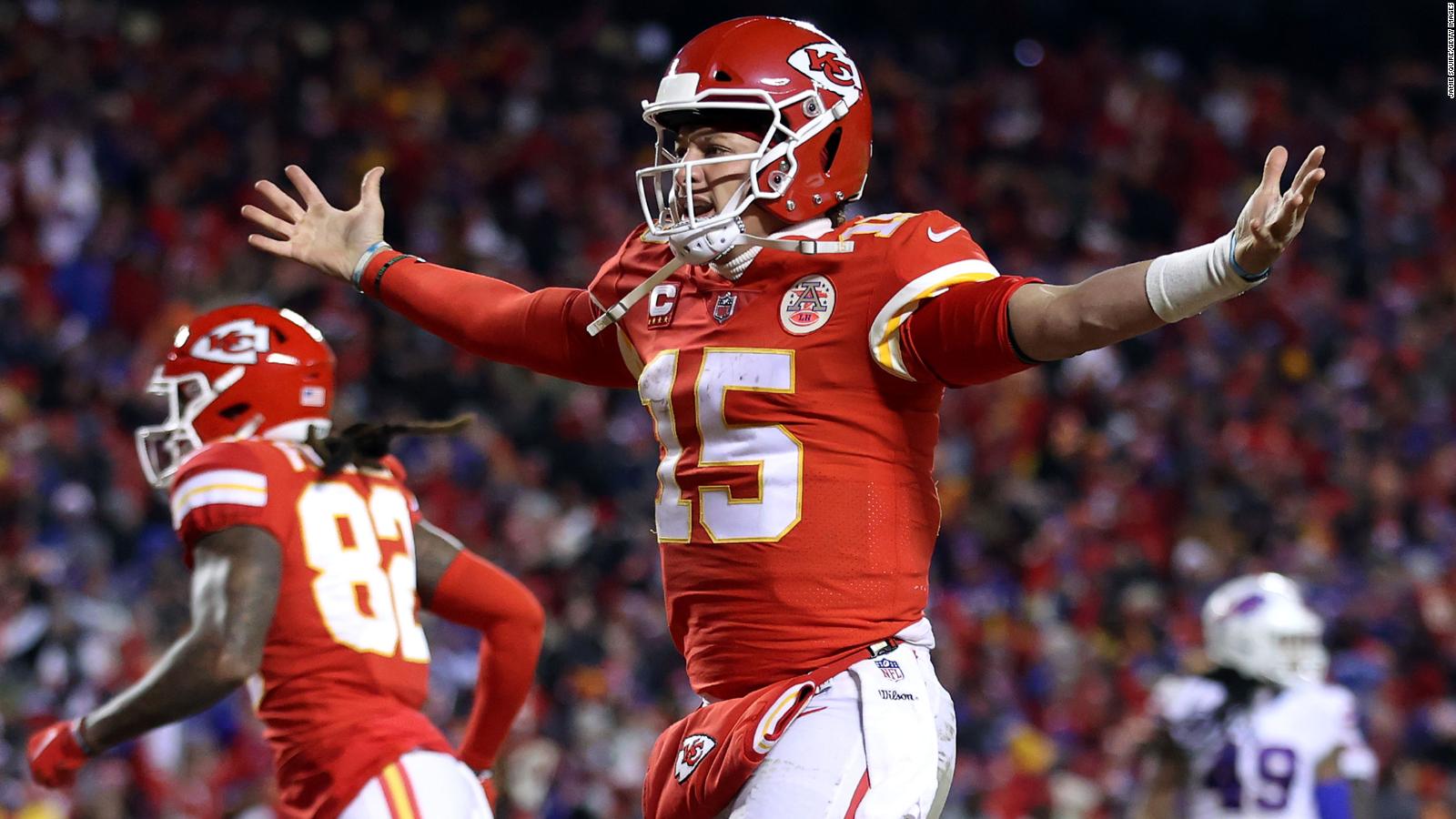 Chiefs vs Bills: Patrick Mahomes goes 'Grim Reaper' as Kansas City ...