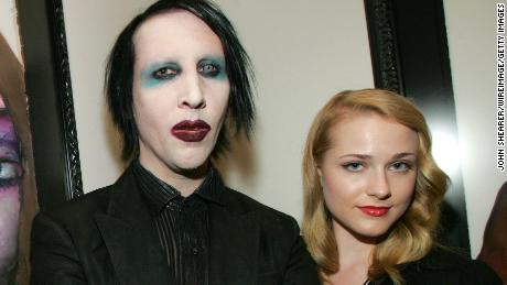 Marilyn Manson and Evan Rachel Wood in 2006.