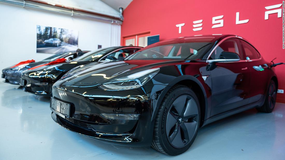 Tesla reports record profit