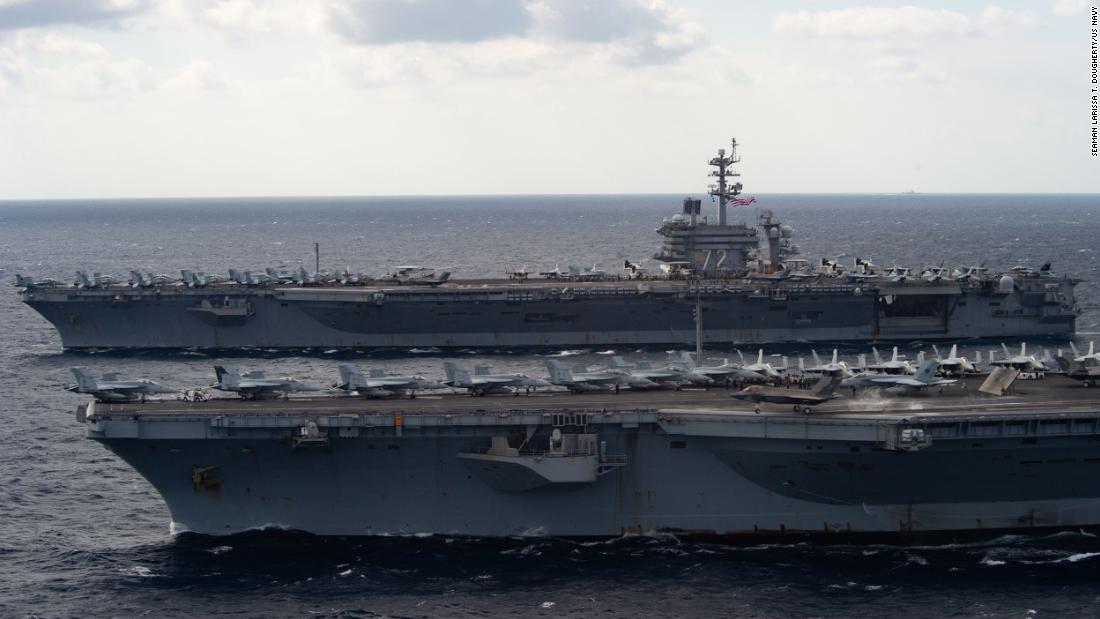 Stealth fighter crashes on US aircraft carrier in South China Sea