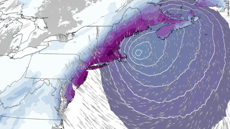 A bomb cyclone with the power of a hurricane will unleash snow and blizzard-like conditions this weekend