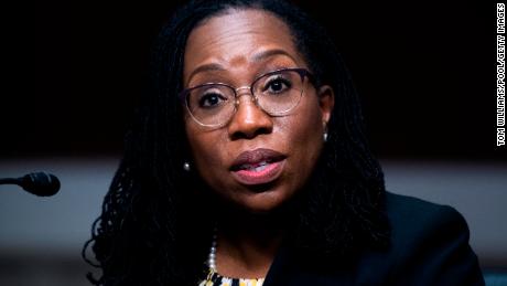 Ketanji Brown Jackson, nominee to be U.S. Circuit Judge for the District of Columbia Circuit, testifies during her Senate Judiciary Committee confirmation hearing.