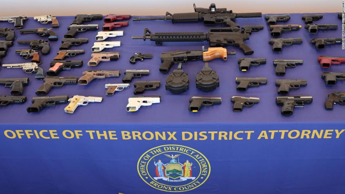 A Bronx man faces more than 300 gun-related charges for allegedly selling weapons to an undercover officer