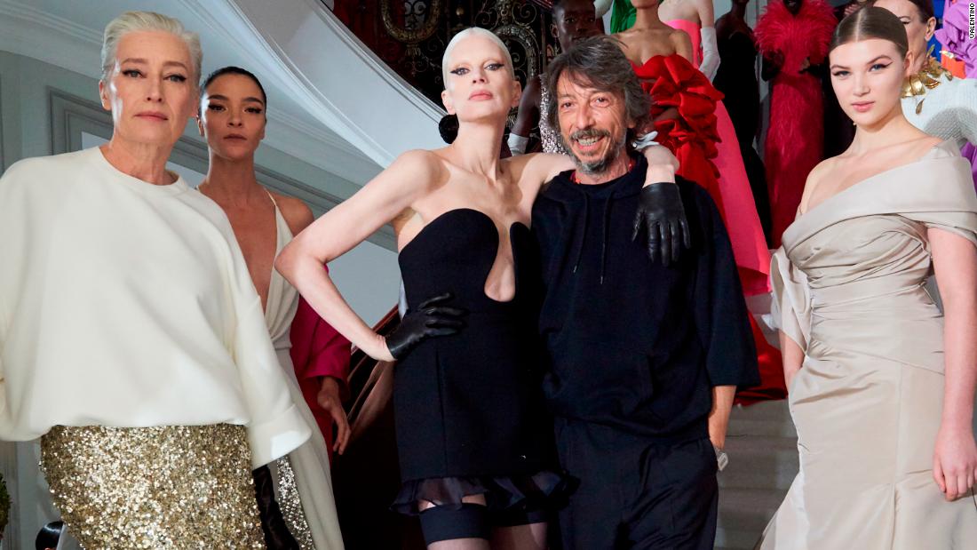 'Wider idea of beauty': Valentino embraces gray-haired and average-sized models