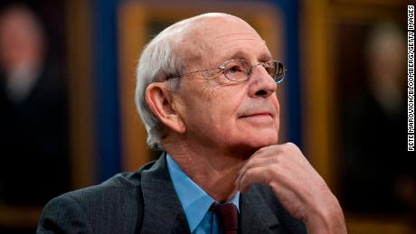 U.S. Supreme Court Justice Stephen Breyer listens to opening statements during a Financial Services and General Government Subcommittee in Washington, D.C., U.S., on Monday, March 23, 2015. Sprinting toward their spring recess, the House and Senate will separately consider budget blueprints, perhaps leading to the first joint congressional budget in six years. Photographer: Pete Marovich/Bloomberg via Getty Images 