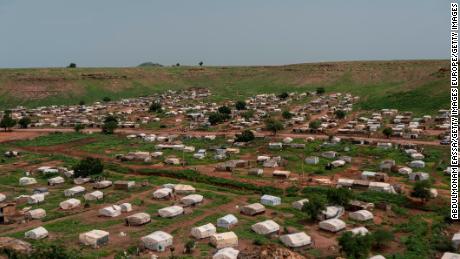 A refugee camp in Um Rakuba, Sudan, pictured in August. More than 50,000 Ethiopians have fled to Sudan since the Tigray conflict began in late 2020, according to the UN.