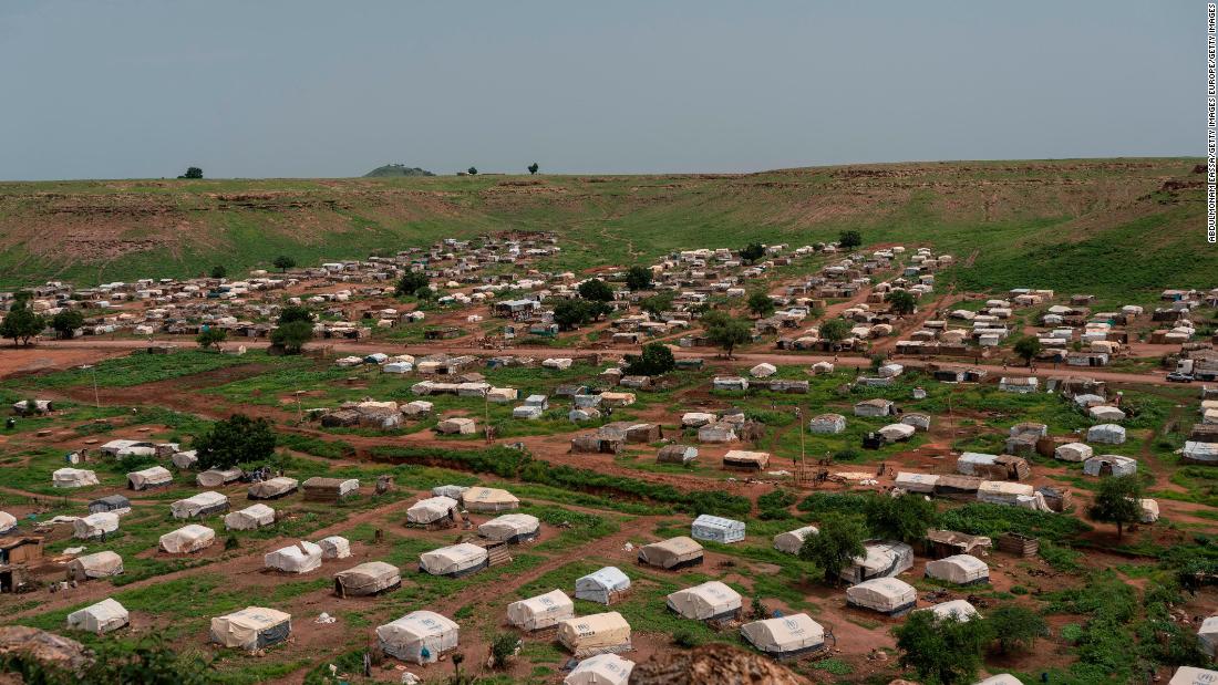 A refugee camp in Um Rakuba, Sudan, pictured in August. More than 50,000 Ethiopians have fled to Sudan since the Tigray conflict began in late 2020, according to the UN.