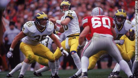 Brady in action against Ohio State in November 1998.