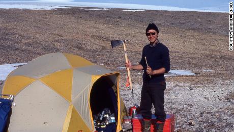 Andrew Knoll in Spitsbergen, where he made discoveries that were pivotal in his career as a scientist. 