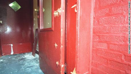The Bronx vestibule where Amadou Diallo was shot and killed by members of New York City&#39;s elite &#39;street crime&#39; unit.