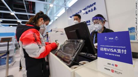 Digital Yuan is one of three payment options available to foreign athletes and others at sports venues and the Olympic Village, with the exception of cash and Visa payments. 