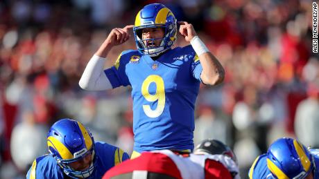 Rams quarterback Matthew Stafford&#39;s wife has pleaded with LA fans to not sell their tickets to Niners faithful.