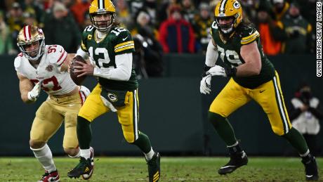 Rodgers&#39; hopes of a second ring were dashed by the 49ers.