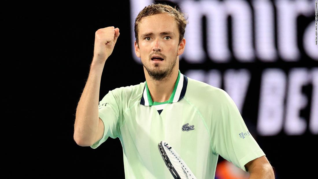 Daniil Medvedev to face Rafael Nadal in the Australian Open final after beating Stefanos Tsitsipas