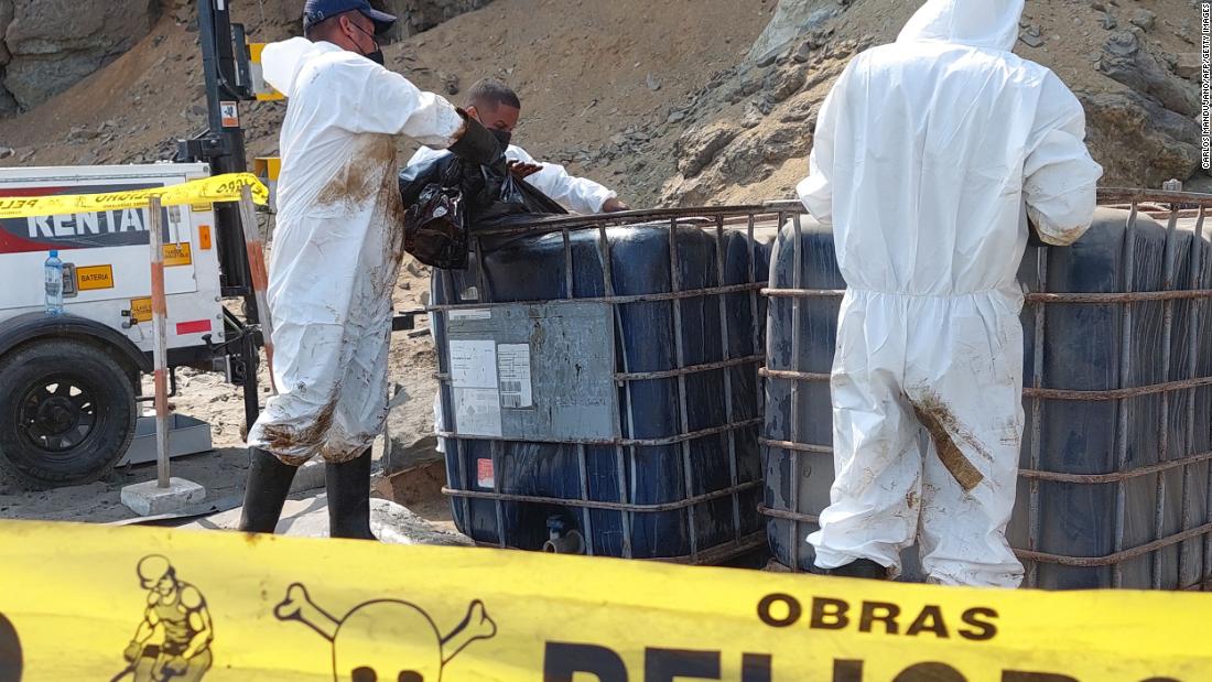 Oil executives barred from leaving Peru after massive spill causes 'ecological disaster'