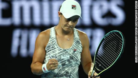 Barty is vying for the third Grand Slam title of his career.