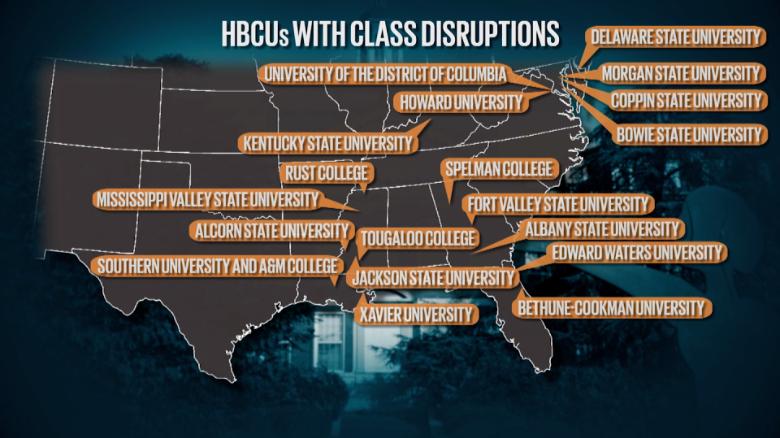 The FBI has identified people suspected of making threats to HBCUs this week, official says