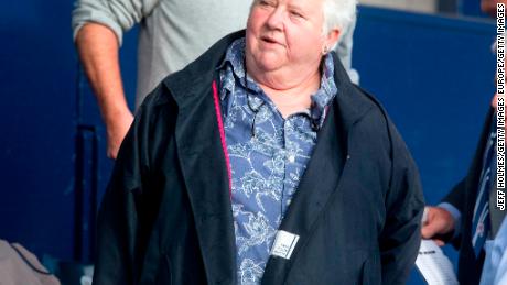 Crime writer Val McDermid attending the pre-season friendly between Raith Rovers and Hearts at Starks Park on July 7, 2015 in Kirkcaldy, Scotland.