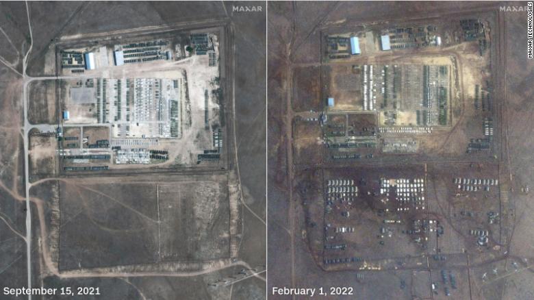 These images show new tents having been erected at the Novoozernoe camp in Crimea.