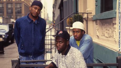 A Tribe Called Quest (three members pictured: Q-Tip, Phife Dawg and Ali Shaheed Muhammad) are first-time nominees for the Rock &amp; Roll Hall of Fame. 