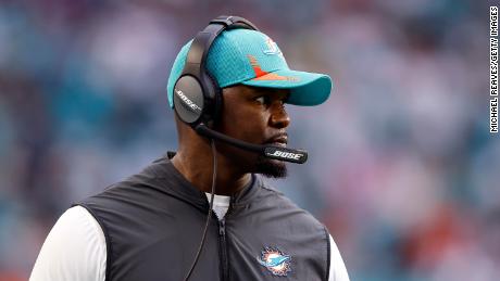 Brian Flores sued the NFL, claiming racial discrimination in hiring, after he was fired as head coach of the Miami Dolphins.
