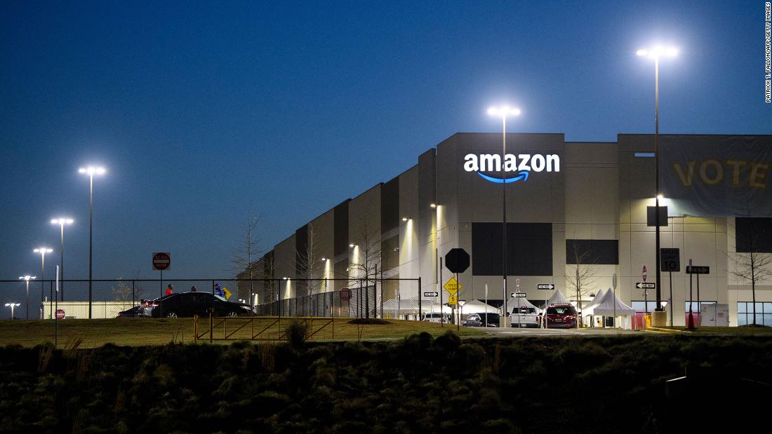 Two Amazon warehouses are vying to make history with company's first union, but they're very different