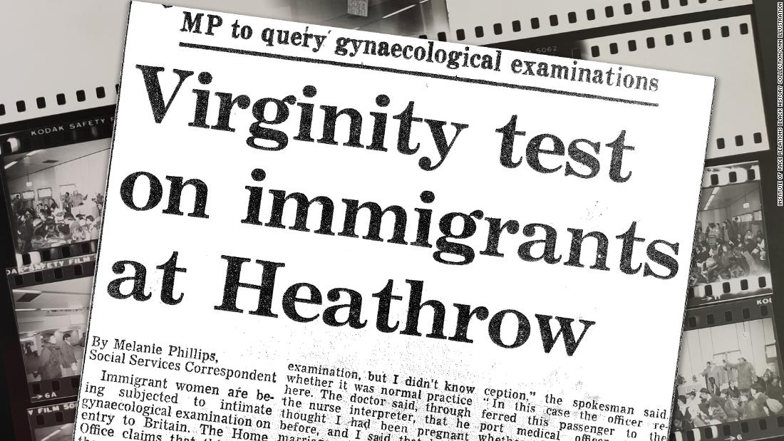 Virginity testing at UK borders in the 70s remembered