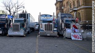 Loud trucker protest disrupts Ottawa