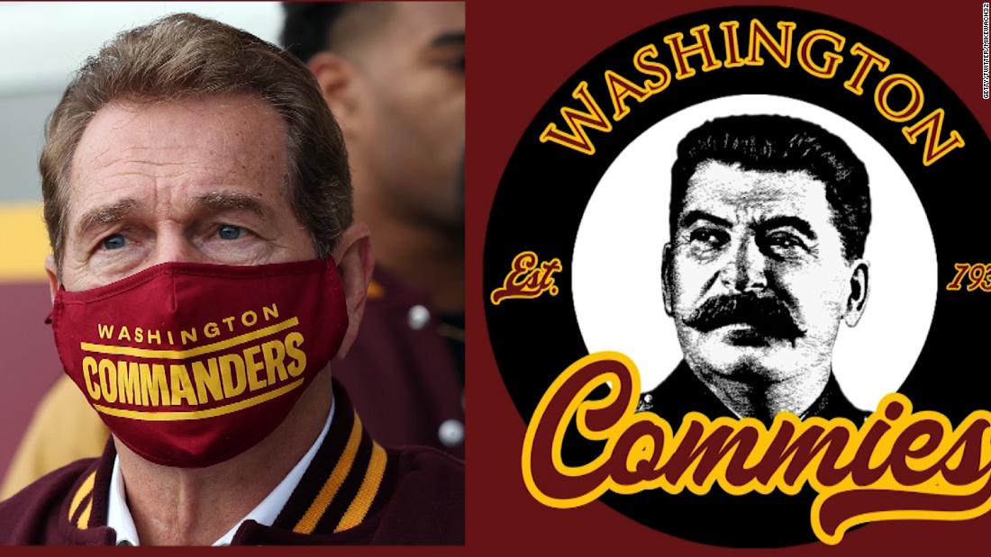 Washington Commanders Reveal New Name & Fans Are Already Calling Them The  Commies