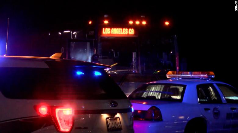 A shooting aboard a Greyhound bus in California leaves 1 dead and several wounded