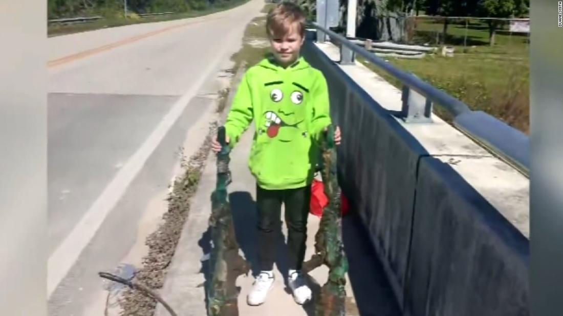 A Florida man took his grandson magnet fishing. Police are now  investigating what they reeled in