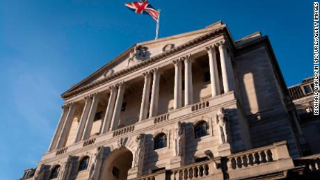 An exterior of the Bank of England in the City of London, a day before the Prime Minister flies to Ukraine, amid tensions between Ukraine and Russia, as the British government is again threatening economic sanctions on Russian oligarchs and super-rich, many of whom conceal much of their wealth overseas,  such as in London which has for the last few decades been one of the prime destinations where Russian money has been tied up in investments including property and companies registered in the UK, on 31st January 2022, in the City of London, England. Campaign group &#39;Transparency International&#39; say an estimated £1.5bn of UK property has been spent with suspect funds from Russia, via the City of London, the UK capital&#39;s financial district. (Photo by Richard Baker / In Pictures via Getty