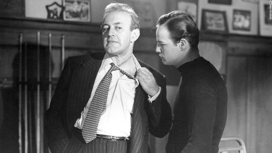 &lt;strong&gt;&quot;On the Waterfront&quot; (1955):&lt;/strong&gt; Marlon Brando, right, went up against corrupt union boss Lee J. Cobb in  Elia Kazan&#39;s &quot;On the Waterfront.&quot; In one of moviedom&#39;s most famous scenes that inspired countless future actors, Brando confronts his brother, a union lawyer played by Rod Steiger, in the back seat of a car: &quot;I coulda been a contender. I coulda been somebody, instead of a bum, which is what I am.&quot; 