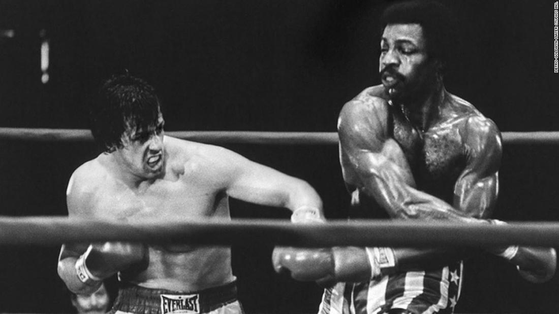 &lt;strong&gt;&quot;Rocky&quot; (1977):&lt;/strong&gt; Sylvester Stallone, left, as struggling boxer Rocky Balboa, gets his shot at the championship against Carl Weathers as Apollo Creed in this best picture winner. Like its hero, &quot;Rocky&quot; was an underdog, a low-budget film written by Stallone, then an unknown actor, that became one of the decade&#39;s biggest sleeper hits. Stallone would go on to make five sequels.