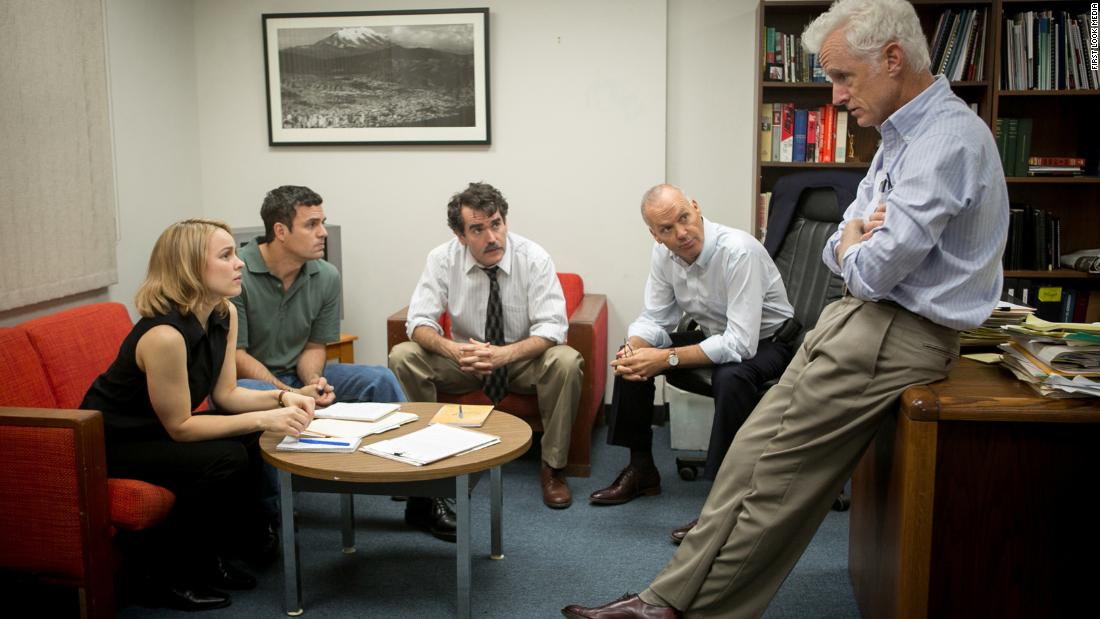 &lt;strong&gt;&quot;Spotlight&quot; (2016):&lt;/strong&gt; &quot;Spotlight&quot; -- a film about Boston Globe investigative reporters digging into a sex abuse scandal involving Catholic priests -- won best picture at the 88th annual Academy Awards.