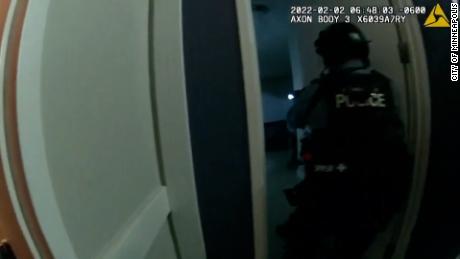 Police body camera footage shows officers entering the home moments before encountering Amir Locke, who was shot and killed.