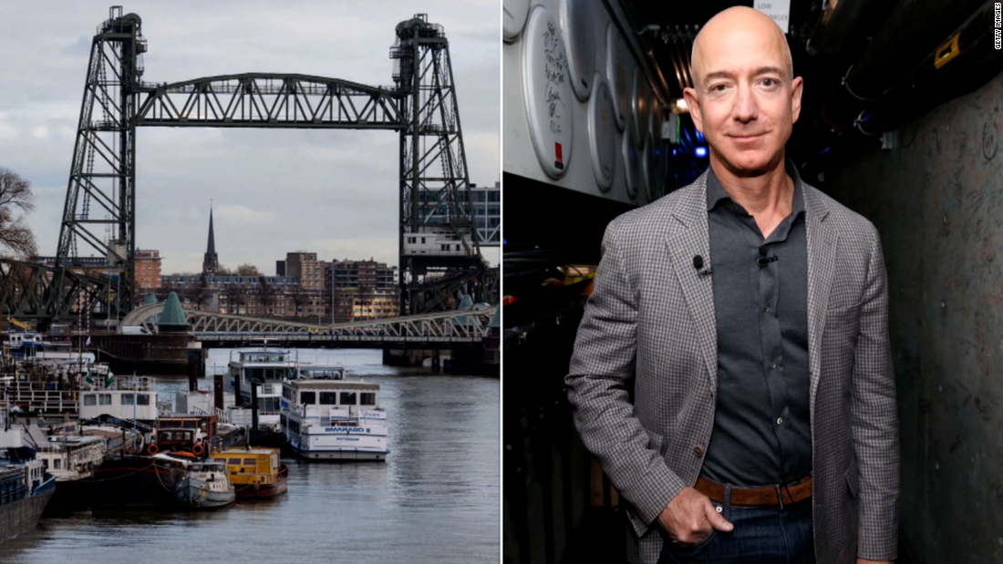 Historic bridge in Netherlands to be dismantled for superyacht reportedly belonging to Jeff Bezos