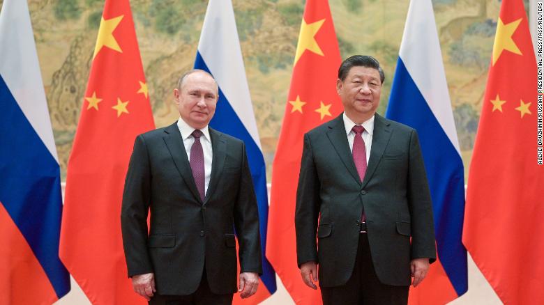 Putin and Xi call for halt to NATO expansion in show of unity at Beijing Olympics, Kremlin says