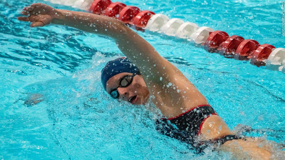 Transgender swimmer Lia Thomas wins 500yard freestyle at Ivy League