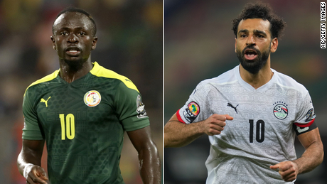 Sadio Mane and Mohamed Salah will face each other in Sunday&#39;s AFCON final.