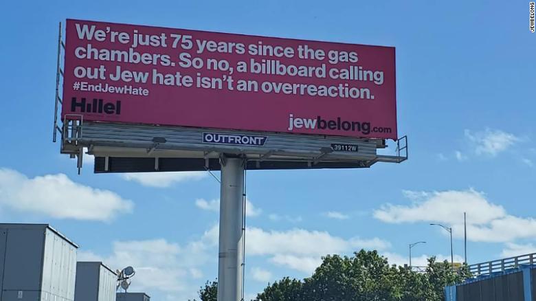 A group is putting up billboards calling out anti-Semitism in Florida