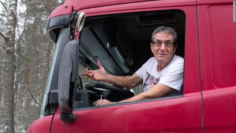 Peter Vujcic, a Serb truck driver, crossed the border from Russia on his way to Belgrade. &quot;Everything will be fine,&quot; he said.