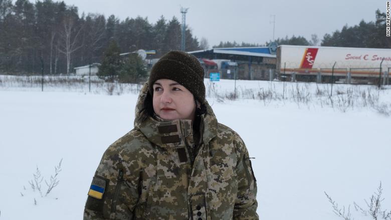 Alexandra Stupak, an officer with the Ukrainian Border Guard. &quot;We are ready to protect our Ukraine,&quot; she says. &quot;But we dont want [a] conflict situation.&quot;