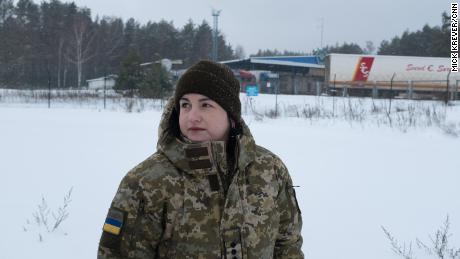 Alexandra Stupak, an officer with the Ukrainian Border Guard. &quot;We are ready to protect our Ukraine,&quot; she says. &quot;But we dont want [a] conflict situation.&quot;