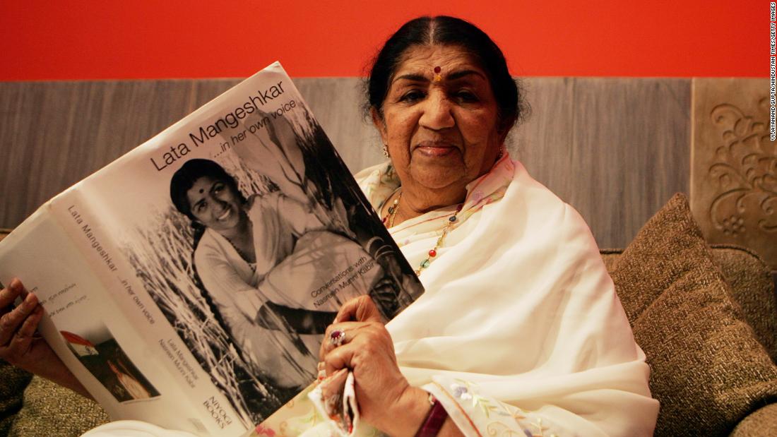 Singer &lt;a href=&quot;https://www.cnn.com/2022/02/06/india/lata-mangeshkar-india-intl-hnk/index.html&quot; target=&quot;_blank&quot;&gt;Lata Mangeshkar,&lt;/a&gt; the &quot;nightingale of India&quot; who gave her voice to Indian movies for more than 70 years, died on February 6, according to her doctor. She was 92.