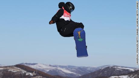 Zoi Sadowski-Synnott of Team New Zealand performs a trick during the women&#39;s snowboard slopestyle final at the Genting Snow Park on February 06, 2022 in Zhangjiakou, China