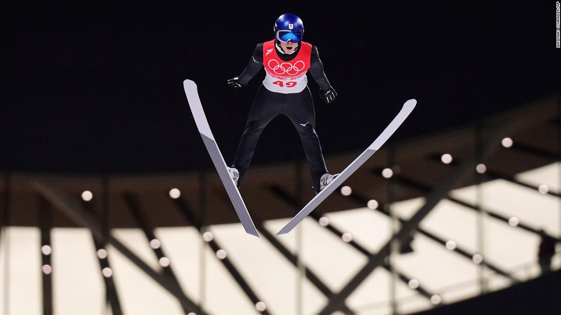 Japan&#39;s Ryoyu Kobayashi soars through the air during the normal hill competition on February 6. He became the first ski jumper from his country to &lt;a href=&quot;https://www.cnn.com/world/live-news/beijing-winter-olympics-02-06-22-spt/h_784f87e1c39571ad55a836cb1ff5fcb5&quot; target=&quot;_blank&quot;&gt;win the normal hill event&lt;/a&gt; since Yukio Kasaya in 1972.