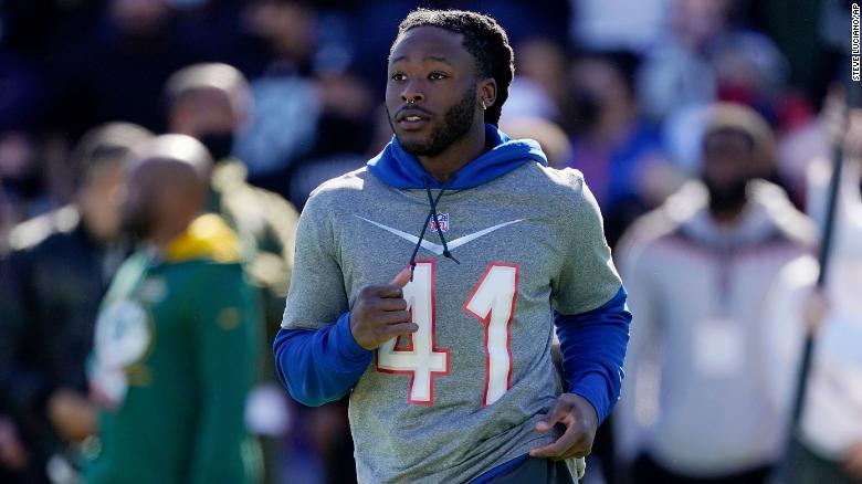New Orleans Saints running back Alvin Kamara arrested on battery charge in Las Vegas after playing in Pro Bowl