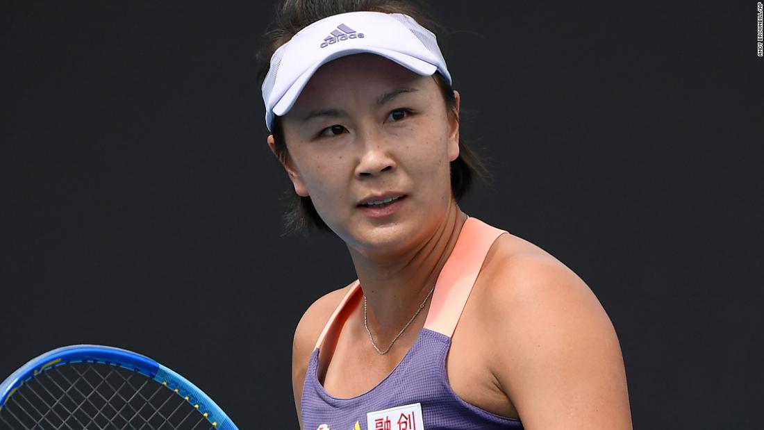 Chinese tennis star Peng Shuai meets Olympic officials in Beijing
