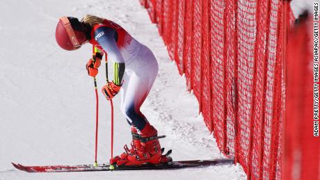 Shiffrin was one of 22 skiers to log a DNF.
